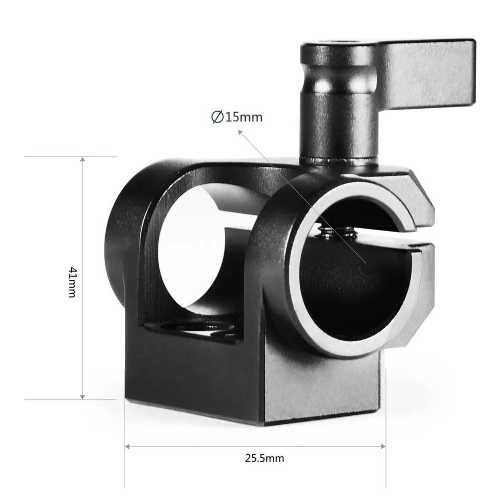 SmallRig 15 мм стержневой зажим одиночное Крепление стержня для EVF Mount/крепление