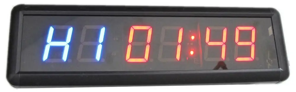 Таймер для тренировок в тренажерном зале электронный счетчик 1 8 дюйма с 6 цифрами
