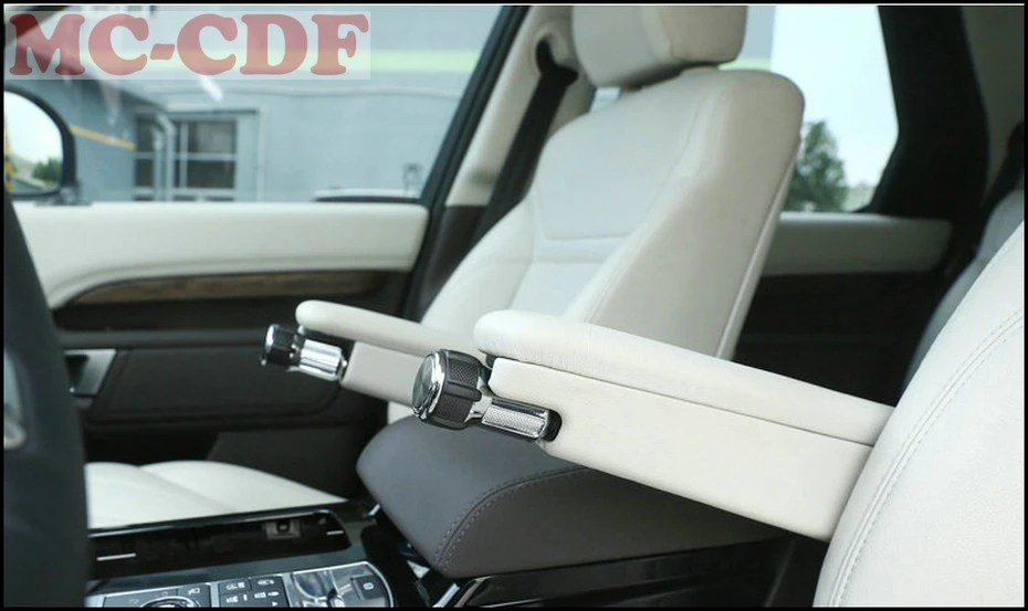 2 шт. для Range Rover Vogue Sport L405 14-17 Landrover Discovery 5 LR5 сплав подлокотник сиденья ручки регулировки автомобиля-Стайлинг