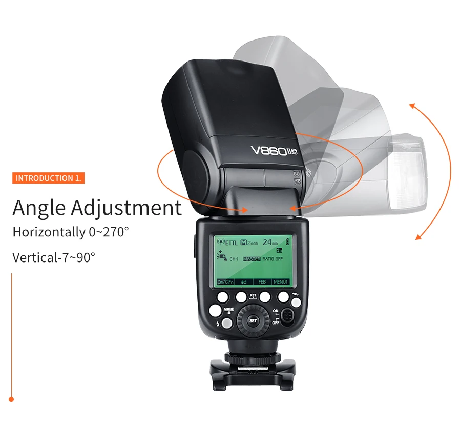 Godox V860II-C V860II-S V860II-N V860II-F V860II-O ttl HSS литий-ионный аккумулятор Батарея высокоскоростная вспышка для Canon sony Nikon фужи Олимпус