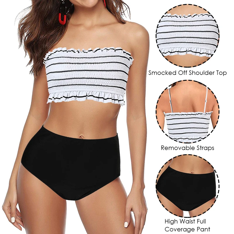 Бикини новинка 2020 сексуальный купальник Женский комплект бикини с рюшами пуш ап