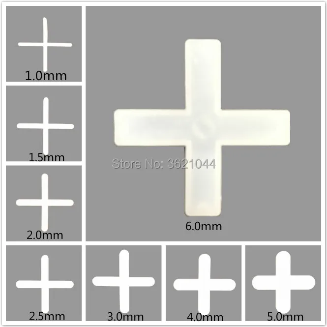 

Embossing Tools 6.0mm 500pcs tile spacer cross