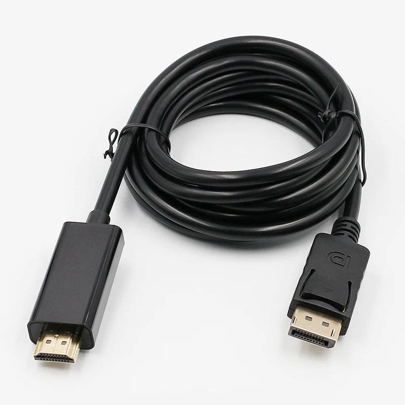 1 8 м Thunderbolt DP к совместимому с HDMI Кабель адаптер конвертер для портативных ПК