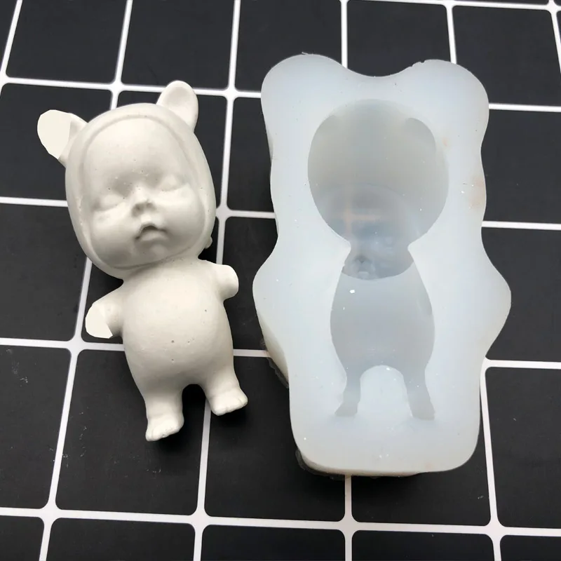 Silicone Bear Series Mold by Aouke for DIY Fondant, Mousse Cake, Chocolate, and Fudge Making image 4