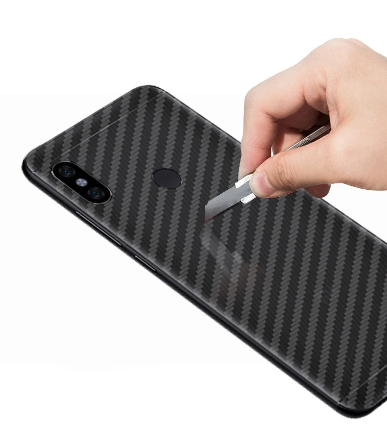 5Pcs/lot Xiaomi Redmi Note 5 Pro Global Version Clear 3D Carbon Fiber Soft Screen Protector Sticker Back Film Not Tempered Glass | Мобильные