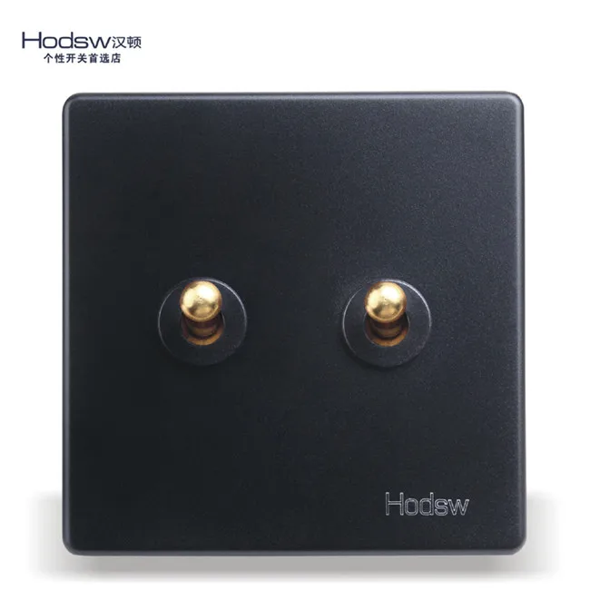 Настенный выключатель в стиле ретро 2 клавиши канала белая панель светильник еля