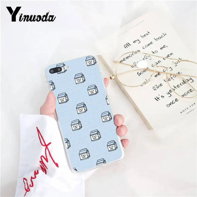 Yinuoda Kawaii японский клубничный молочный роскошный уникальный чехол для телефона для iPhone8 7 6 6splus X XSMAX 5 5S SE XR 10 11 11pro 11promax