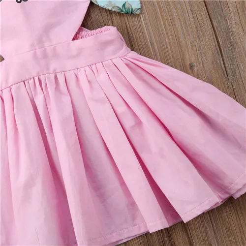 1-6Y Toddler Kids Baby Girls Summer Cute Cotton Bunny Floral Strap Backless Sleeveless Dress Sundress Child Outfits Clothes | Детская
