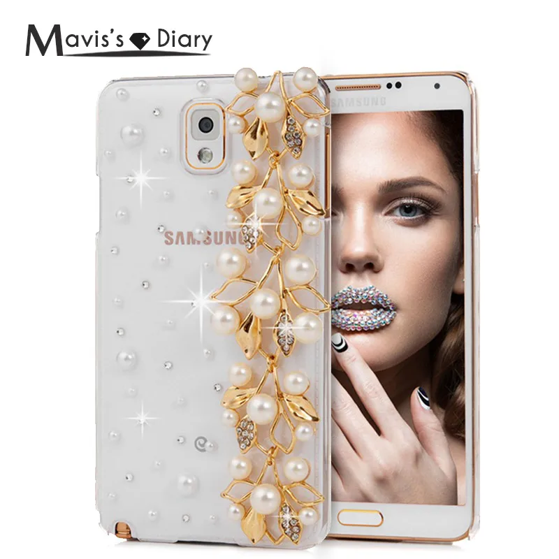 Роскошные 3D с сияющими блестками С кристалалми и стразами чехол для Samsung Galaxy S4 S5