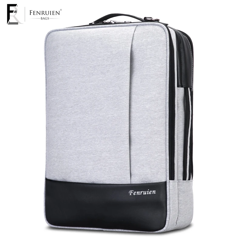 FENRUIEN новый 17 дюймов рюкзак для ноутбука мужской деловой водостойкий usb зарядка