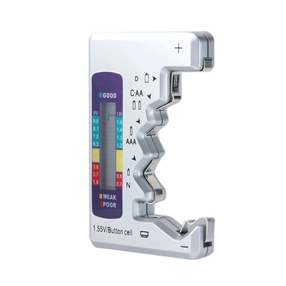 Цифровой тестер заряда батареи емкости для C/D/9 V/AA/AAA/1 5 V литиевая батарея источник
