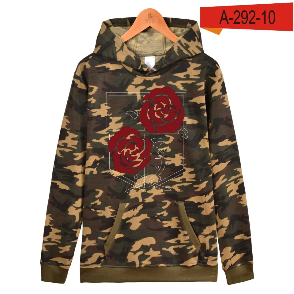 Khaki Модная толстовка с капюшоном в стиле японского поп-аниме, женские/мужские толстовки с капюшоном, женская верхняя одежда с забавным рисунком из мультфильма «атака на Титанов», Аллен - Цвет: Khaki