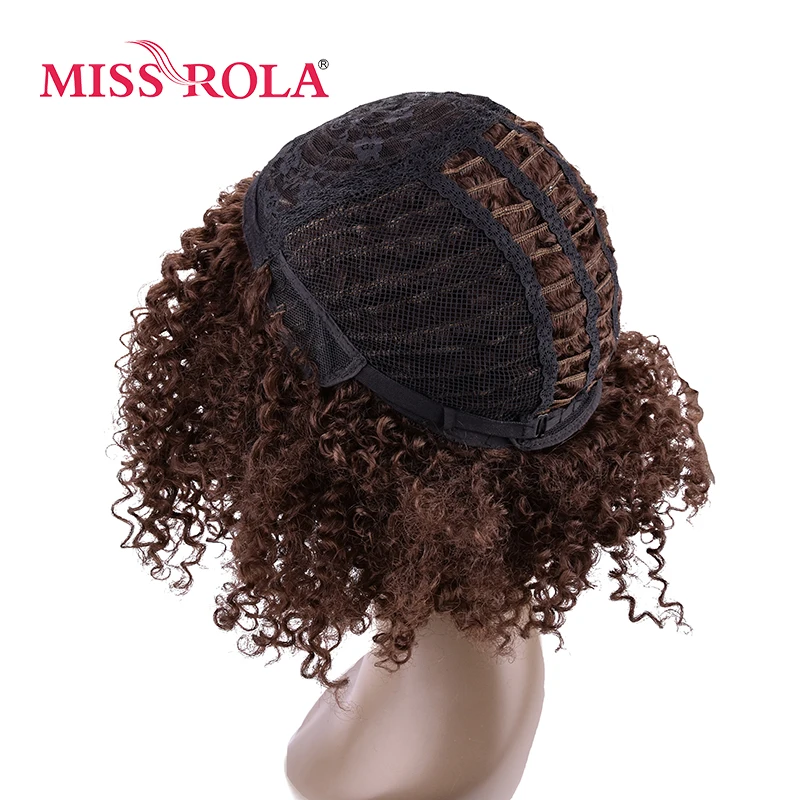 Синтетические кудрявые парики Miss Rola 4 # японские канекалоновые волокна женские 9