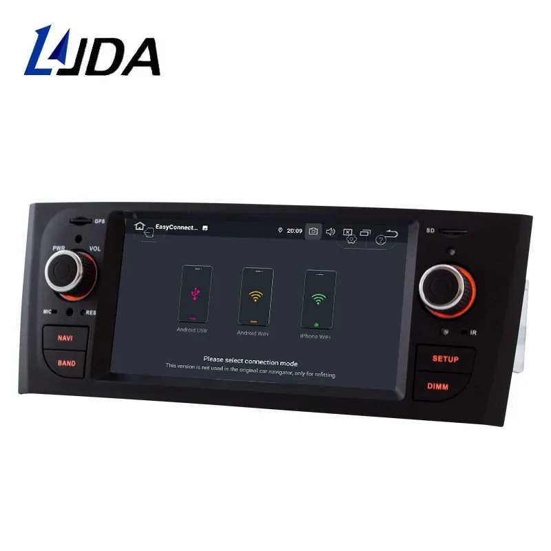 LJDA Android 9,0 Автомобильный мультимедийный плеер для Fiat Grande Punto Linea 1 Din автомобильный Радио gps Навигация стерео Восьмиядерный автоаудио