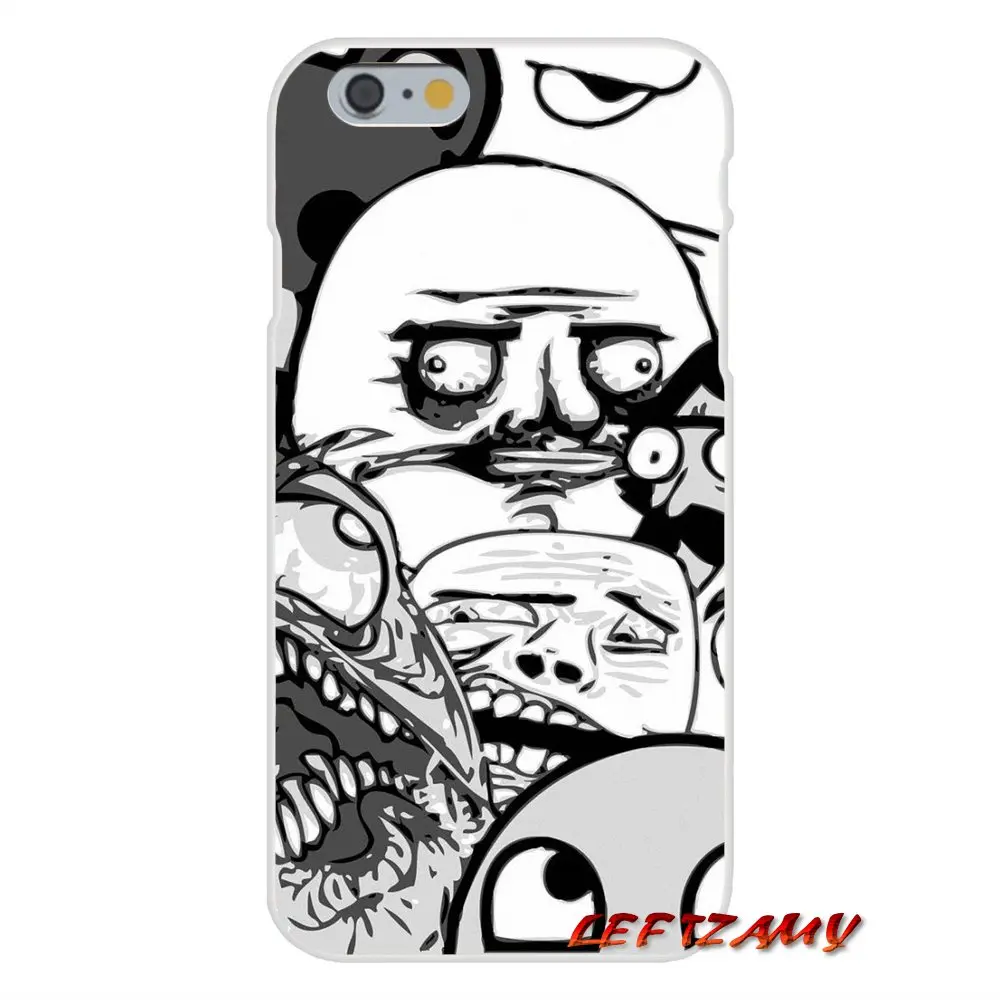 Аксессуары для телефона Rage Comics Face Meme чехлы телефонов Huawei P Smart Mate Y6 Pro P8 P9 P10 Nova P20 Lite
