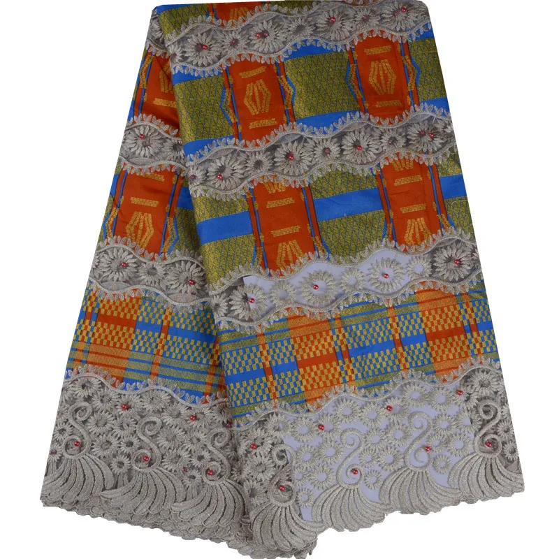 Вощёная кружевная ткань 846|net lace fabric|african waxfabric fabric |