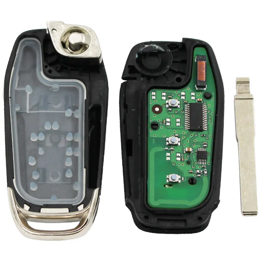 3 кнопки оригинальный складной пульт дистанционного управления смарт ключ для