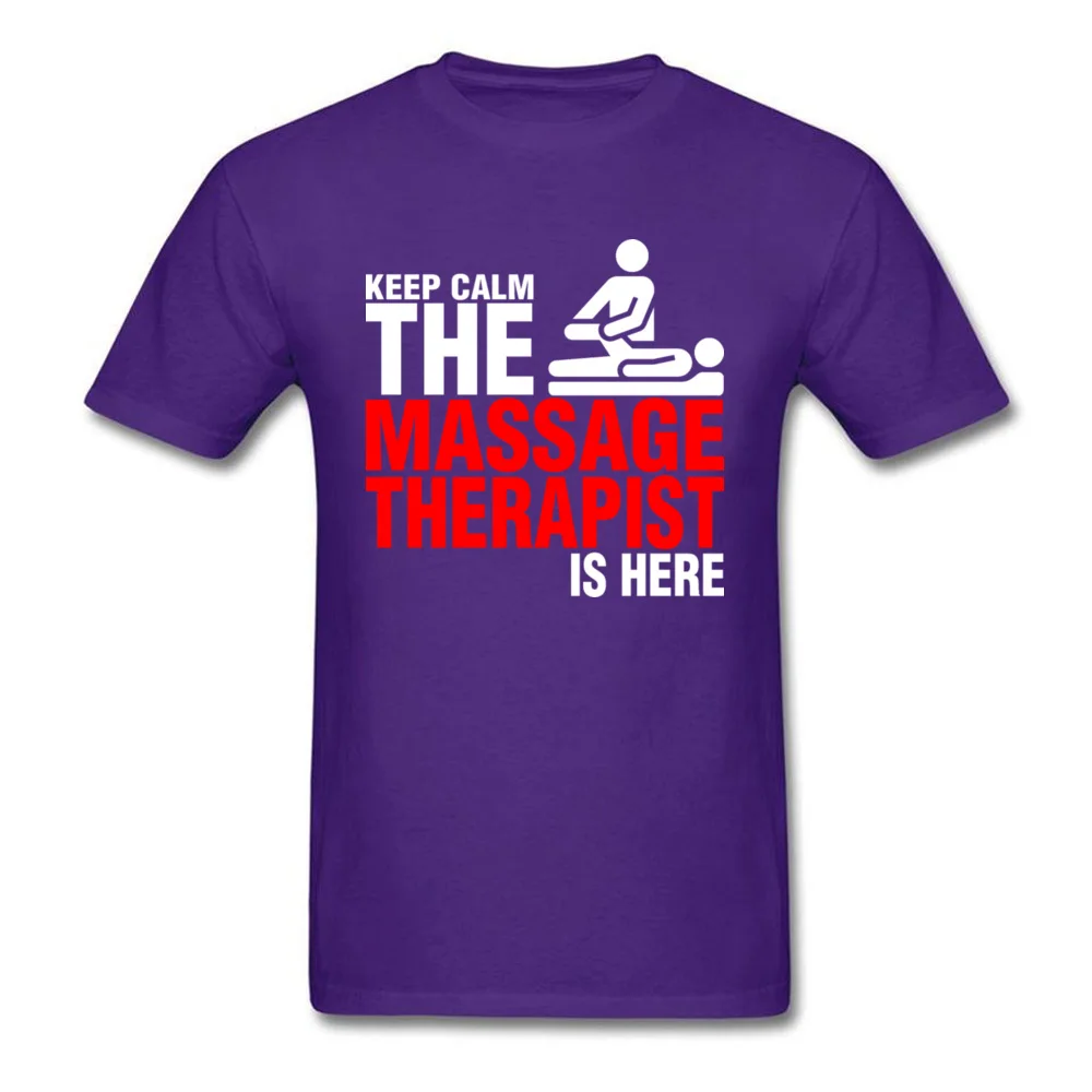 Забавная Мужская футболка с надписью Keep Calm массаж терапевт черные топы футболки