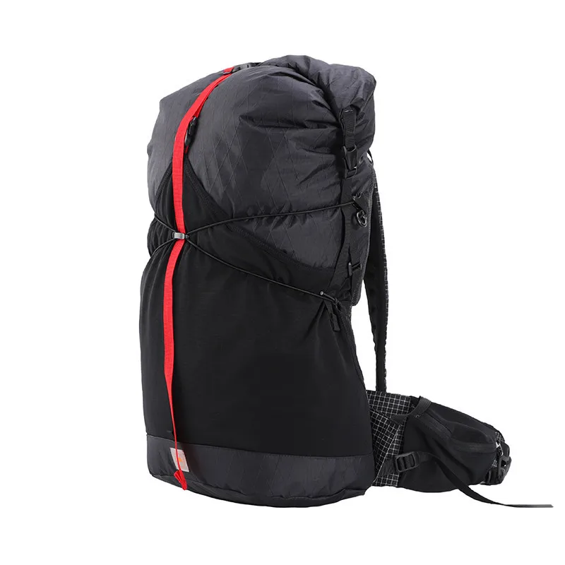 UHMWPE black L 3F UL GEAR GuiJi 35L XPAC& UHMWPE легкий прочный туристический походный рюкзак, ультралегкий безрамный рюкзак, сумки - Цвет: UHMWPE black L