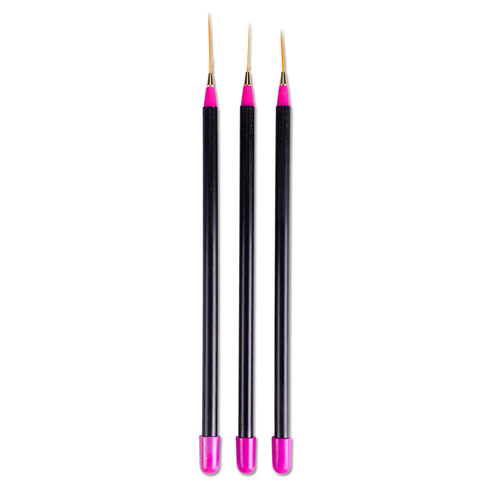 Кисть для рисования и нанесения УФ гель лака 3 размера|dot brush|painting penbrush manicure |