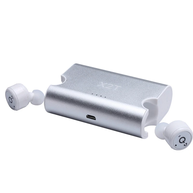 X2T HIFI беспроводные Bluetooth наушники невидимые мини для Xiaomi Samsung iPhone с зарядным