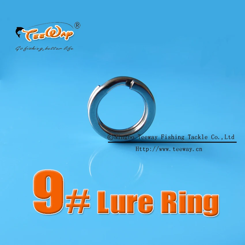9 мм 200 шт./лот кольцо для приманки из нержавеющей стали раздельные кольца