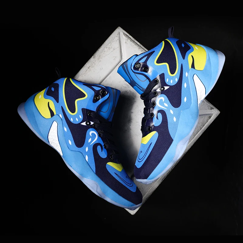 

New high-top basketball shoes, fashion trend sports shoes