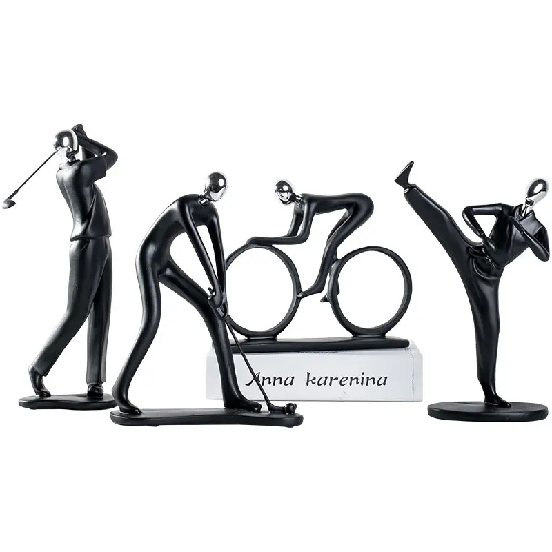 

Simple Home Decorations Creative Gift Tv Cabinet Wine Cabinet Decoration Resin Crafts Characters Ornaments Miniature Figurine