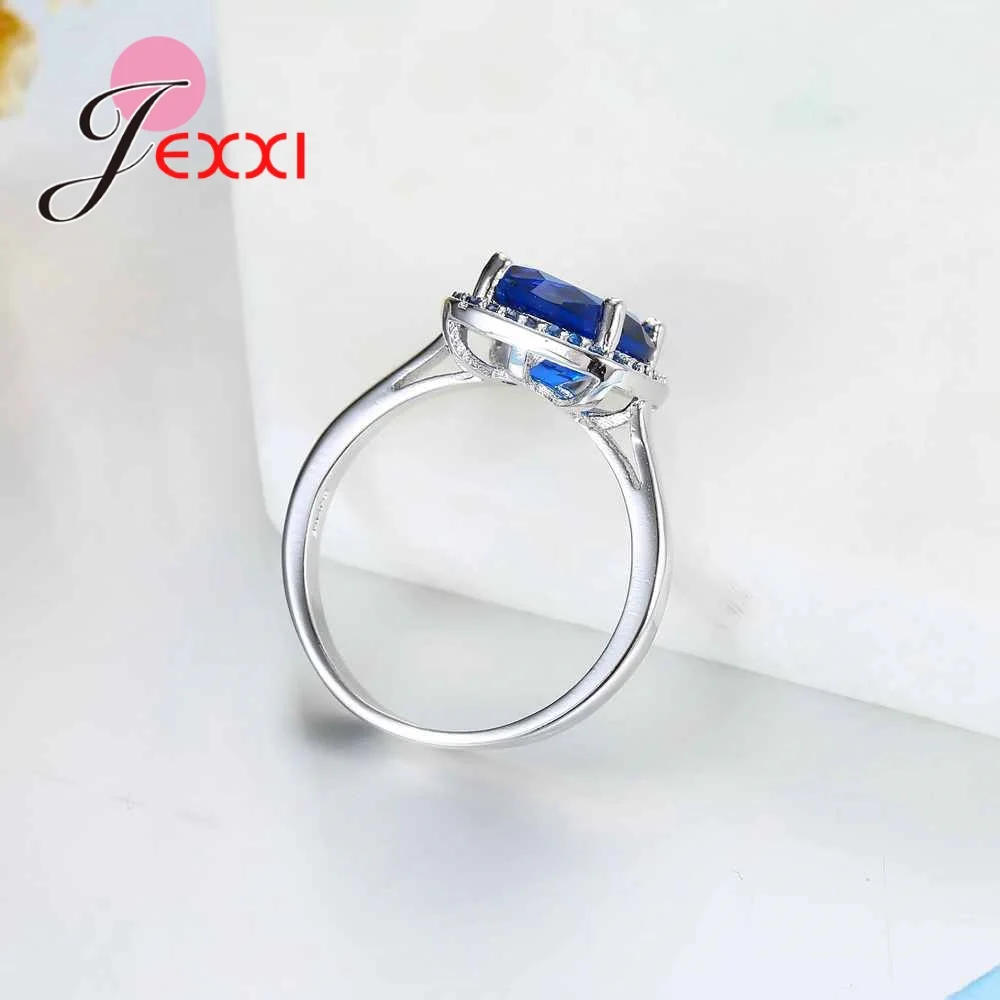 Женское кольцо из серебра 925 пробы с фианитом|ring sterling|jewelry giftcubic zircon |