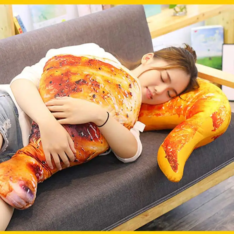 Популярная 3D имитация куриных ног подушка еда плюшевая игрушка диванная кукла FQ