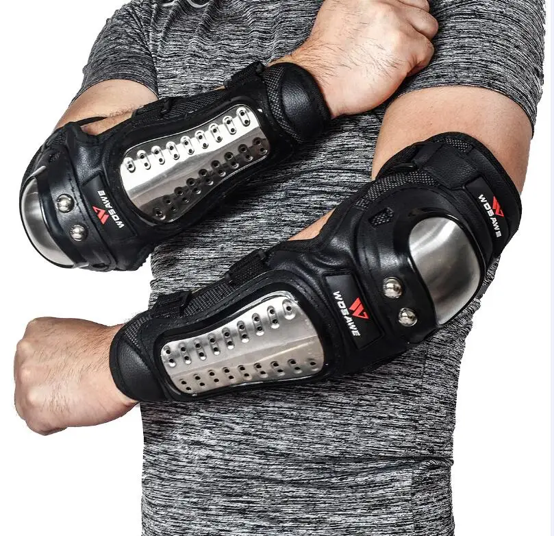 elbow pads Защита для спуска на гору Налокотники и наколенники для мотогонок оборудование для мотокросса защита для велоспорта защита для горного велосипеда защита для коленей - Цвет: elbow pads
