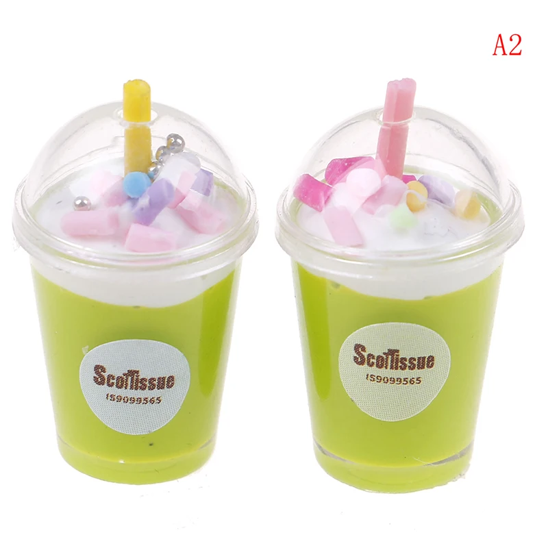 1PCS Random 1/2/3 шт лимонно-стакана воды 1:12 кукольный домик миниатюра Кукольный дом аксессуары чашки игрушка небольшое украшение Подарки Наборы игрушечной мебели - Цвет: 1PCS Random