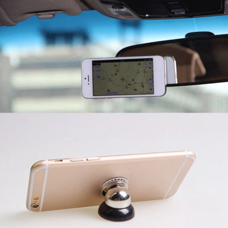 Автомобильный комплект, держатель, 360 градусов, мини-держатель для IPhone, магнитная Автомобильная панель, Мобильный держатель, автомобильный держатель для телефона для samsung