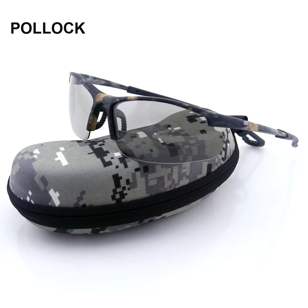 Мужские фотохромные очки для рыбалки камуфляжные поляризованные солнцезащитные