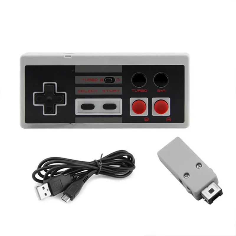 Беспроводной мини контроллер 2 4G для Nintendo NES Classic Edition беспроводной совместимый с