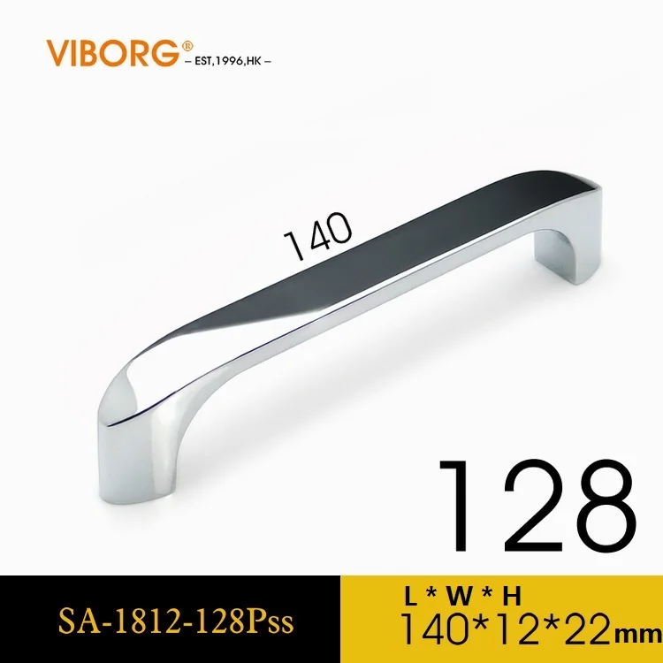 (1 шт.) 128 мм высококачественные современные ручки из цинкового сплава для дверей