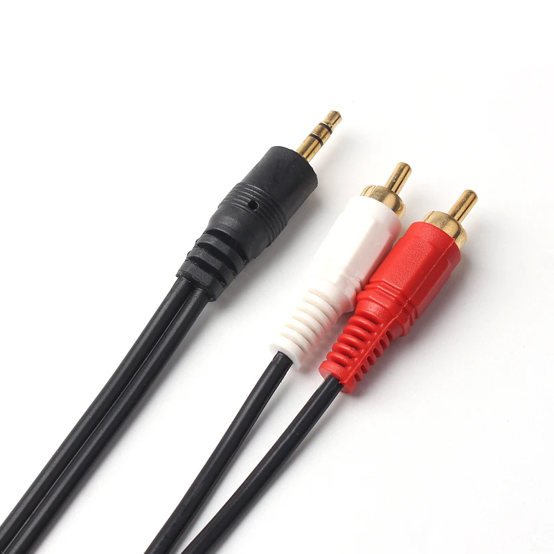 Коаксиальный аудиокабель ult best с разъемом 3 5 RCA штекер мм на 2RCA кабели AUX для Edifer