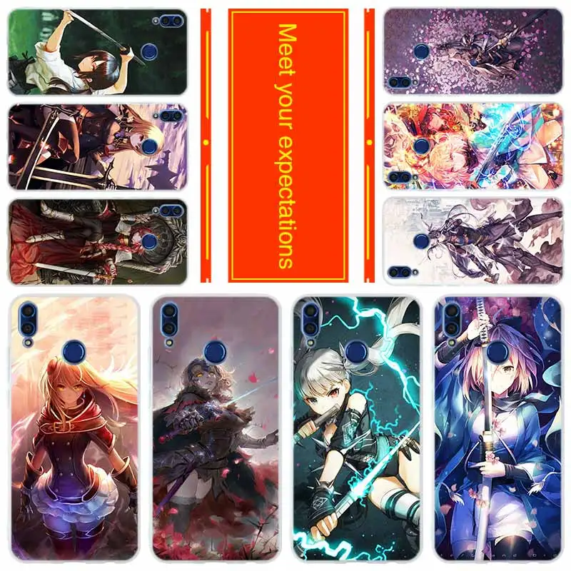 Мягкий силиконовый чехол для Huawei Honor 30 20 Pro 10 9 9X Lite 10i 9a 8a 7a 30s Fate Series Grand girl