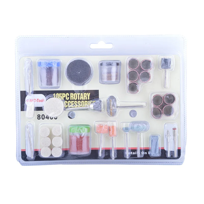 105 шт. Набор принадлежностей для вращающихся инструментов 1/8 &quotхвостовиком