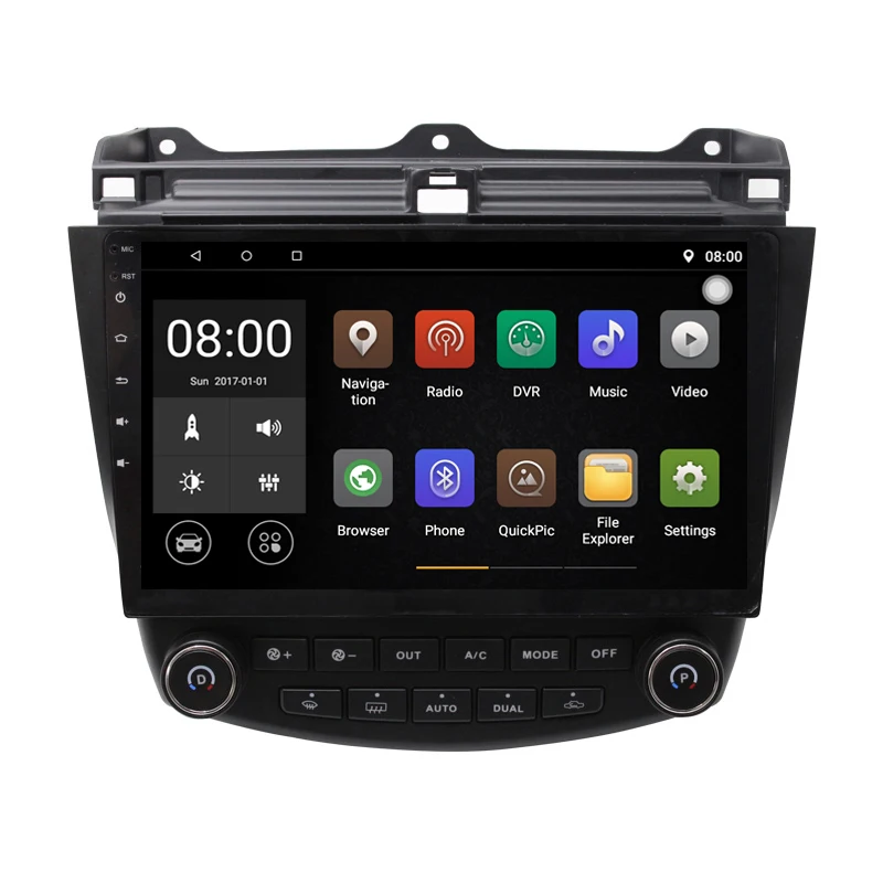 Автомобильный DVD-плеер с GPS навигационной системой Android 9 1 для Honda Accord 2003-2007