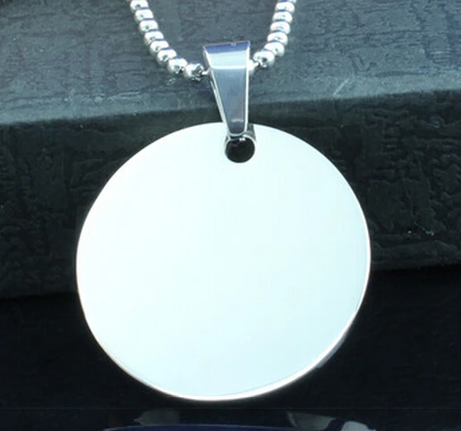 10 шт./партия круглые подвески из нержавеющей стали|lot 10pcs|pendant necklacenecklace lot |