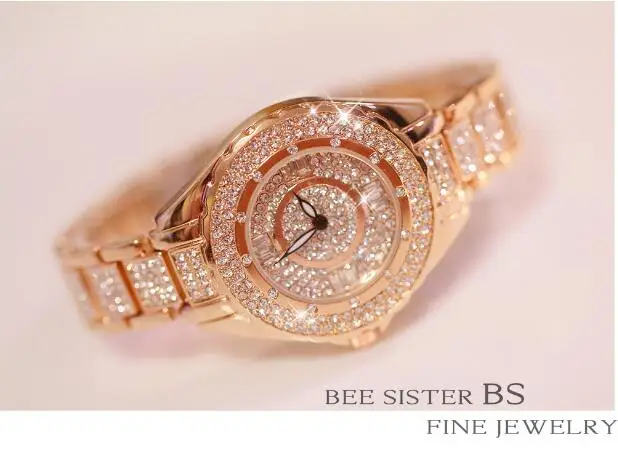 2019 Hot Sale Women Watch Lady Diamond Stone Dress Gold Silver Stainless Steel Rhinestone Wristwatch Female Crystal | Наручные часы