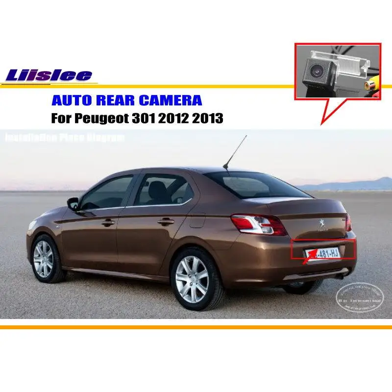 

Автомобильная камера заднего вида для Peugeot 301 2012-2013, HD камера ПЗС