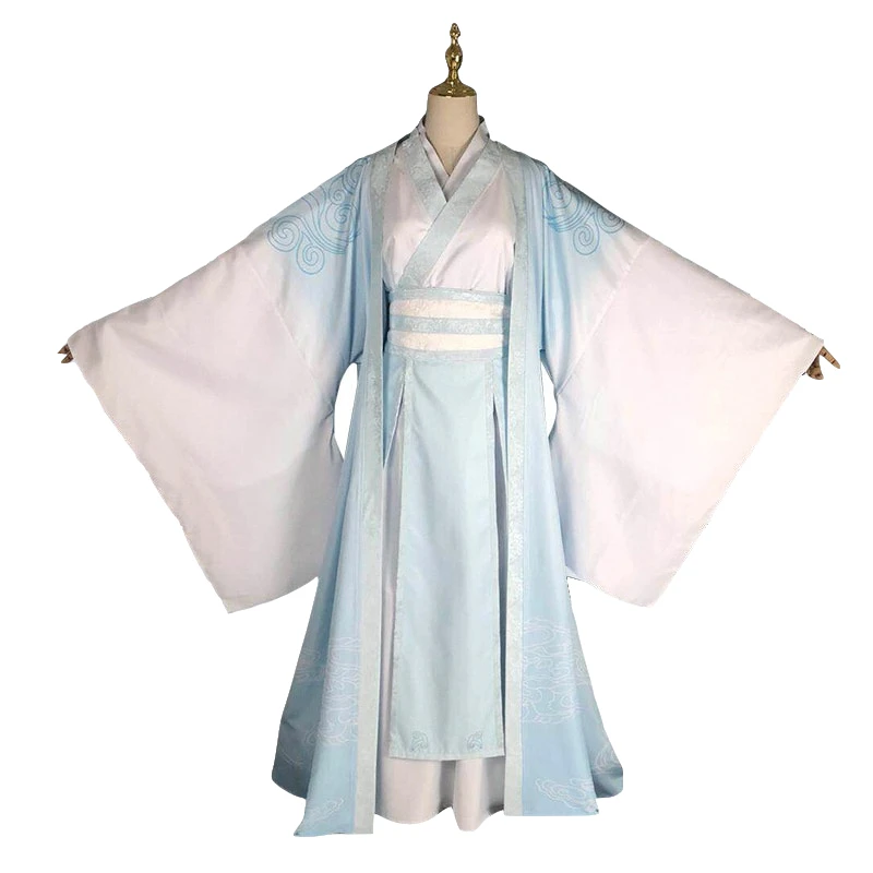 Lan Wangji Косплей гроссмейстер демонического культивирования костюм Хана Guangjun взрослый Mo Dao Zu Shi костюм полный комплект