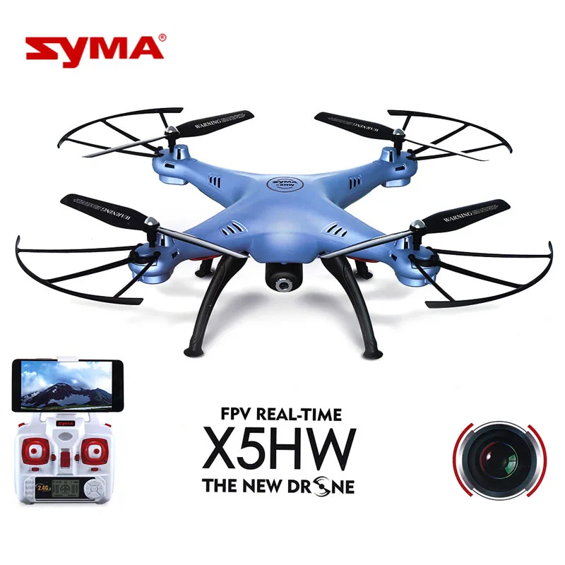 Оригинальный Квадрокоптер SYMA X5HW Wifi FPV Дрон с 0.3MP HD камерой 360 Eversion в режиме
