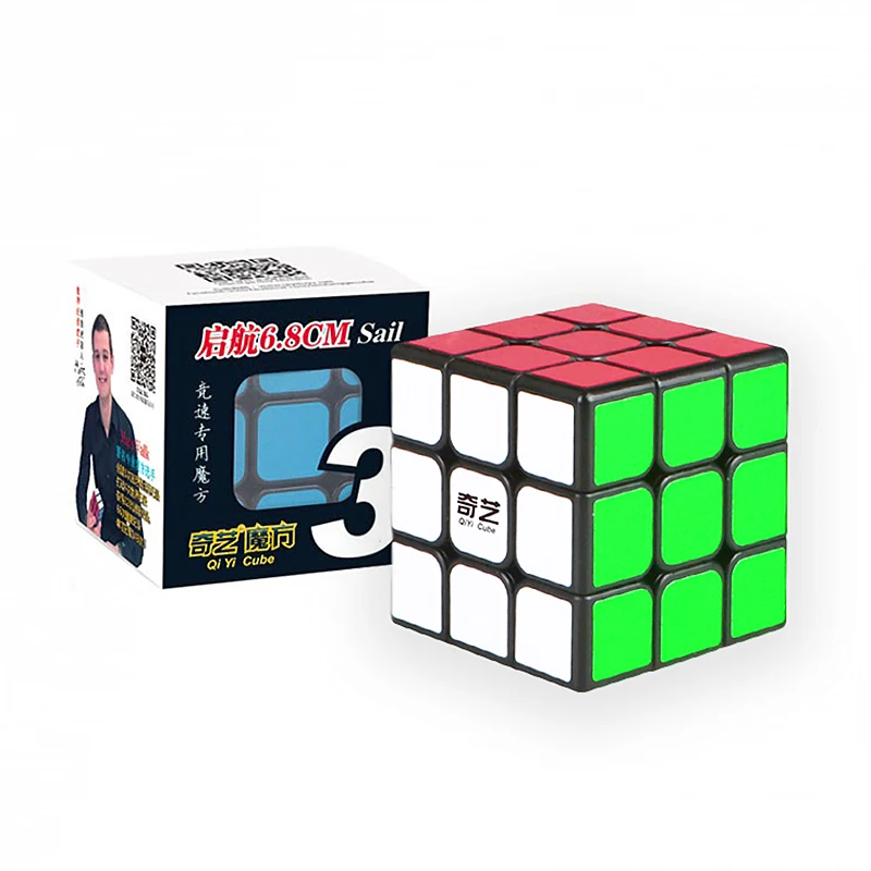 Скоростной кубик QIYI 3x3x3 6 8 см волшебный кубик-головоломка антистресс