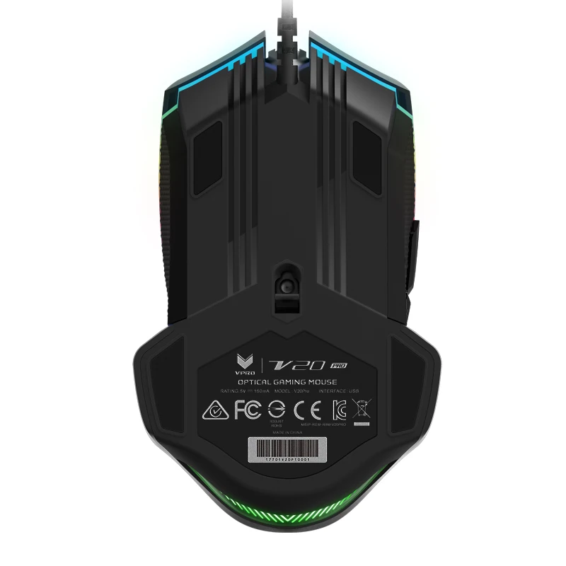 Новинка Rapoo V20PRO 8000 точек/дюйм 9 программируемый сенсор с кнопками PMW3325 оптическая