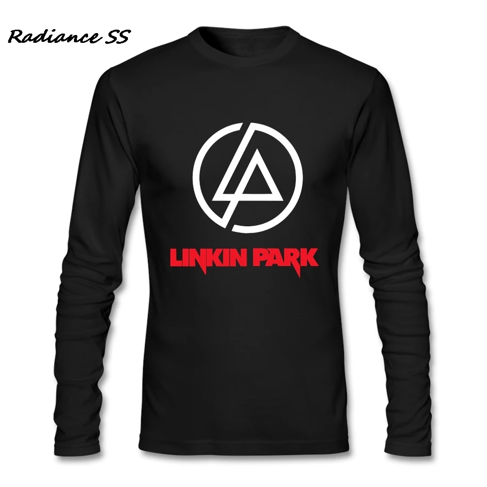 Футболка мужская Linkin Park Мода панк рок хип хоп новая одежда роскошное платье с длинным рукавом футболки Homme Camisetas