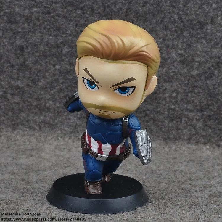 DISNEY Marvel Мстители Черная пантера Халк фигурка аниме мини украшение ПВХ