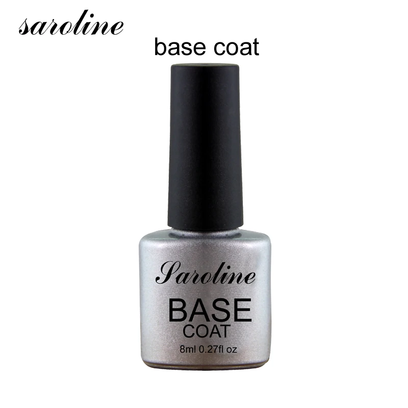 base coat Saroline Lucky Crackle УФ-гель для ногтей гибридные Лаки 8 мл Art Crackling гель лак Светодиодная лампа лак для ногтей ноготь с эффектом трещин лак - Цвет: base coat